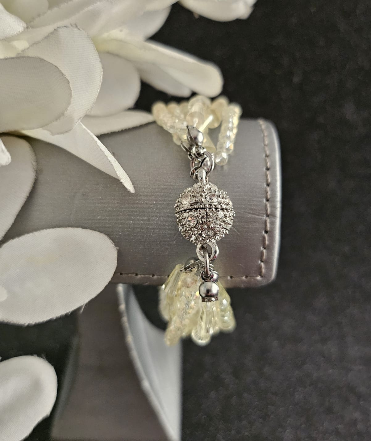Swarovski Element Crystal and pave rhinestone bracelet