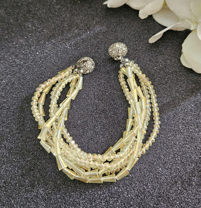 Swarovski Element Crystal and pave rhinestone bracelet