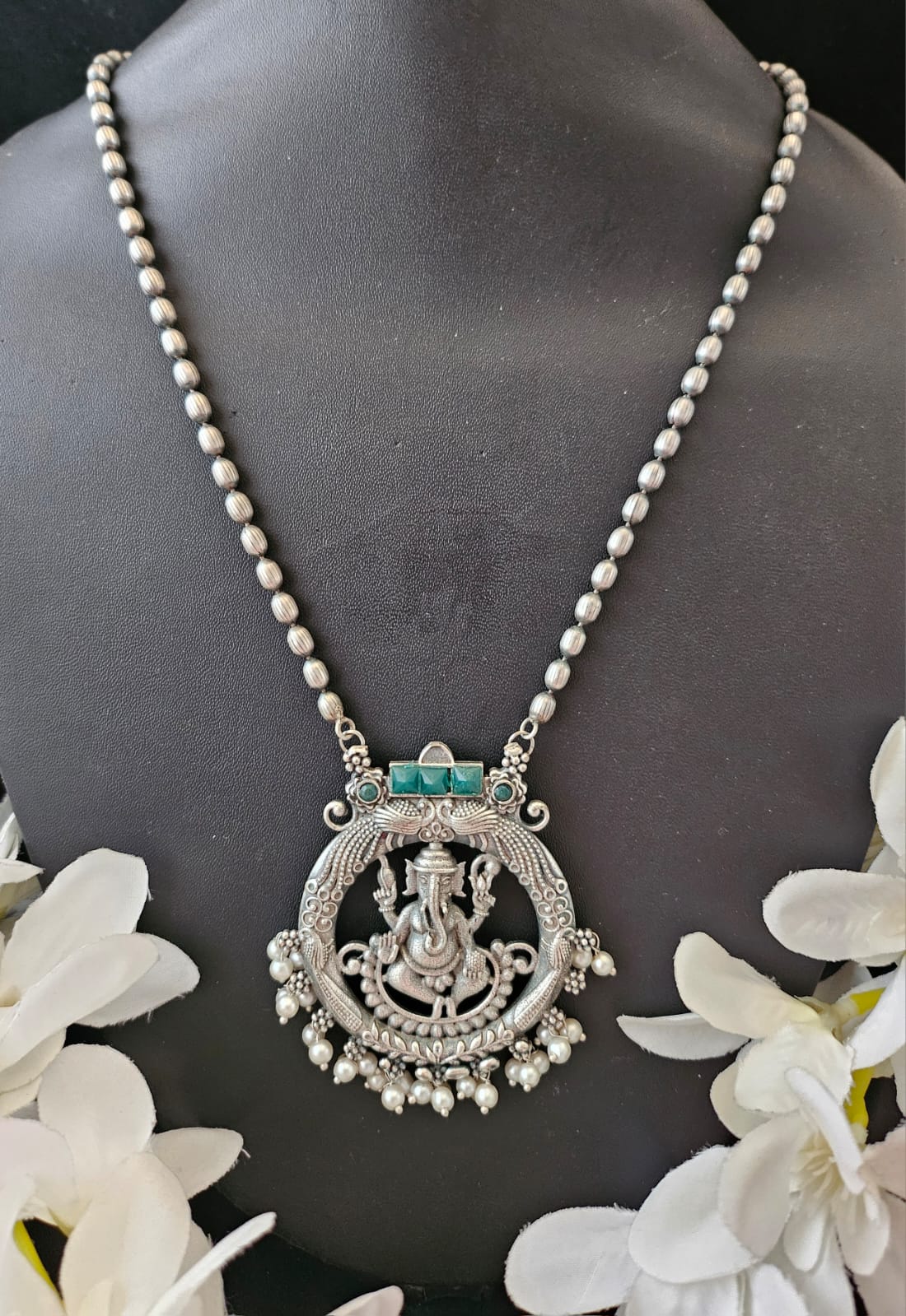 German silver necklace