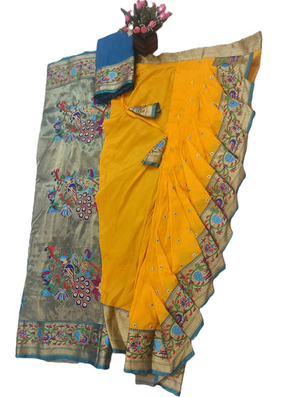 Paithani Stitched Nauvari saree - Rajalaxmi style Design 2