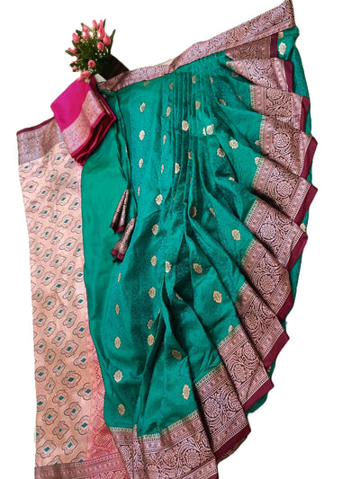 12 var Rajlaxmi style Stitched Nauvari saree - Hip 50
