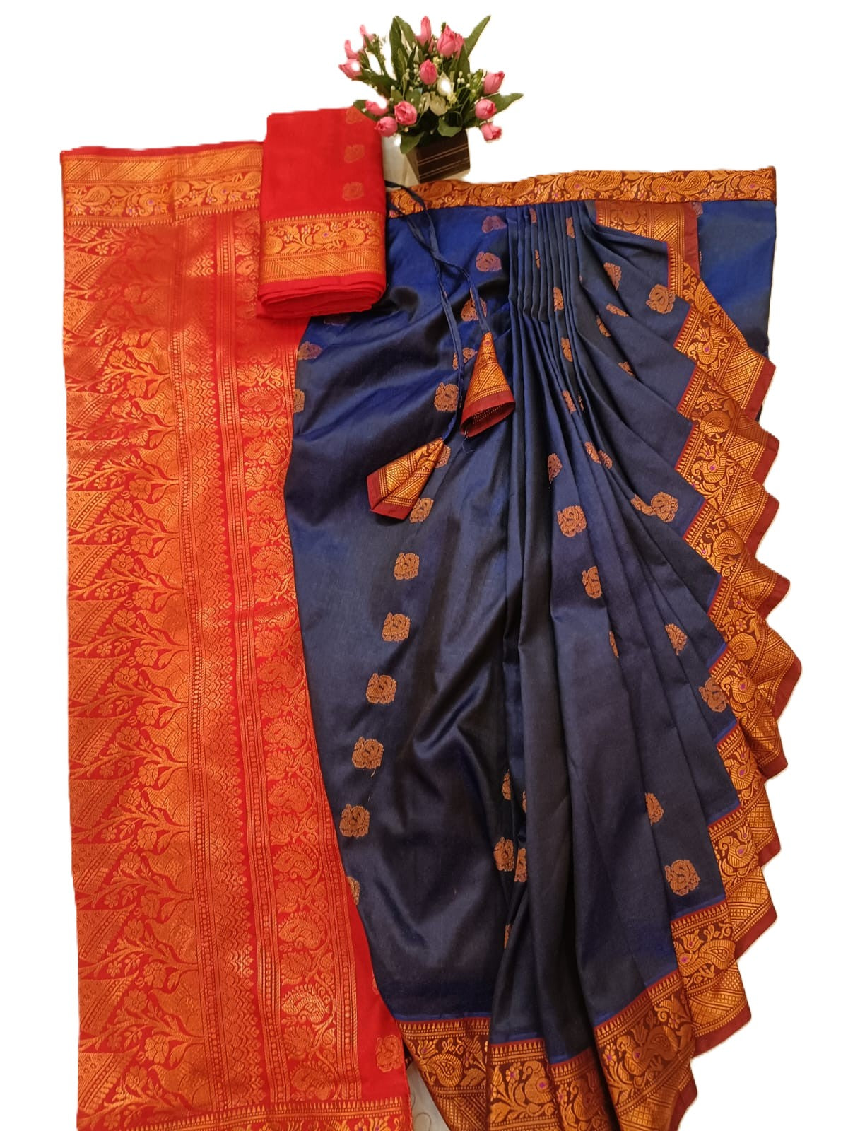 12 Var Stitched Nauvari saree - Rajalaxmi style