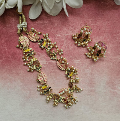 Baarat Necklace and Earring Set