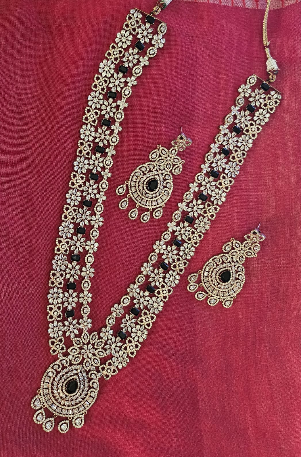 American Diamond Choker set with Earrings