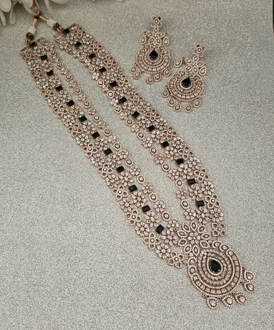 American Diamond Choker set with Earrings
