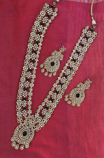 American Diamond Choker set with Earrings