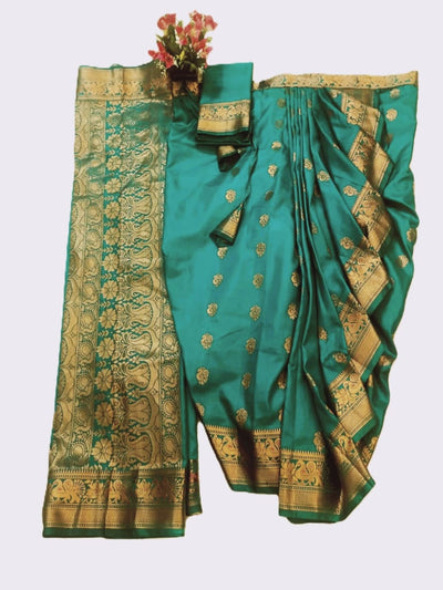 12 var Rajlaxmi style Stitched Nauvari saree - Hip 50 - Design 2