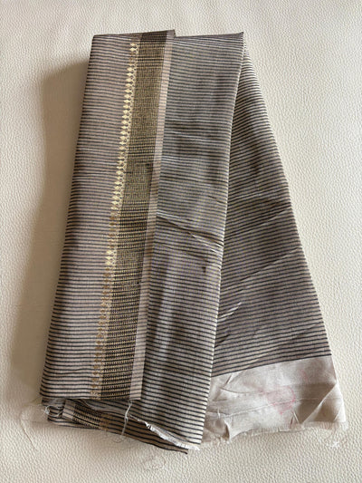 Readytowear saree -  Tussar Cotton