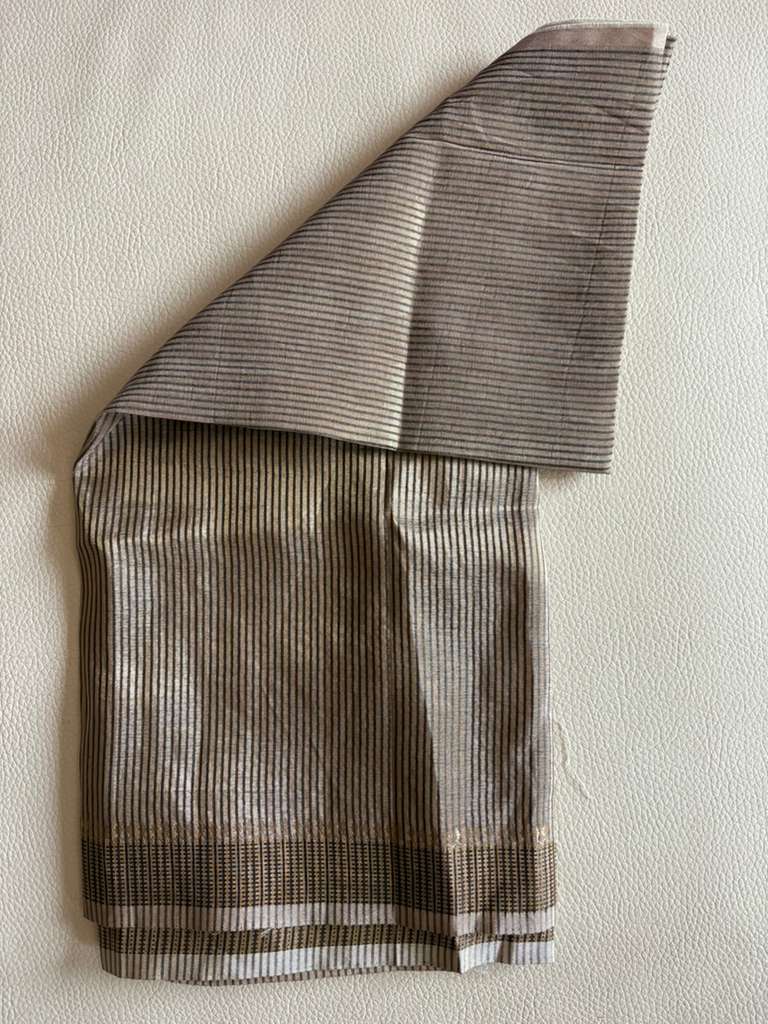 Readytowear saree -  Tussar Cotton