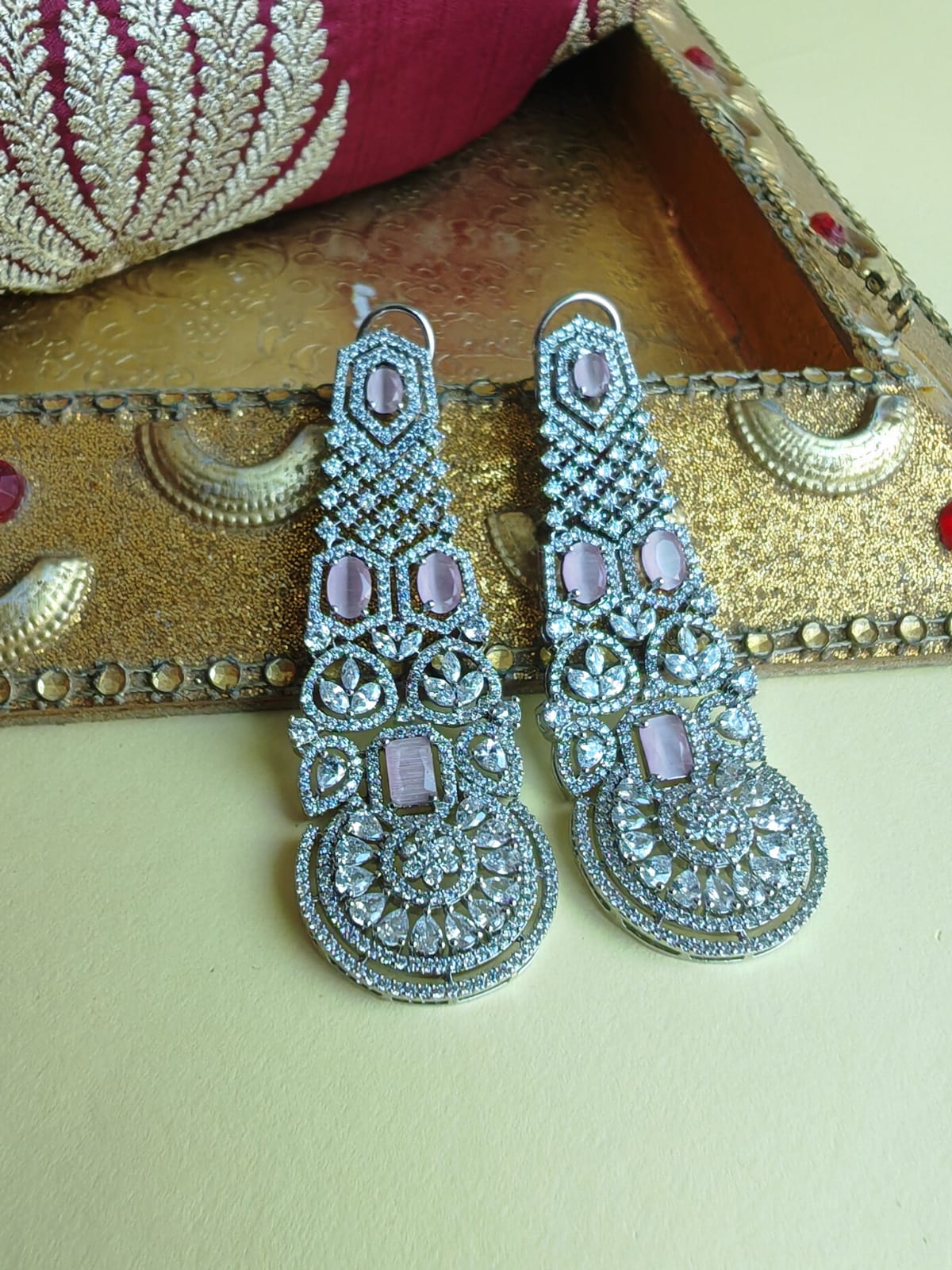 American Diamond Choker Set