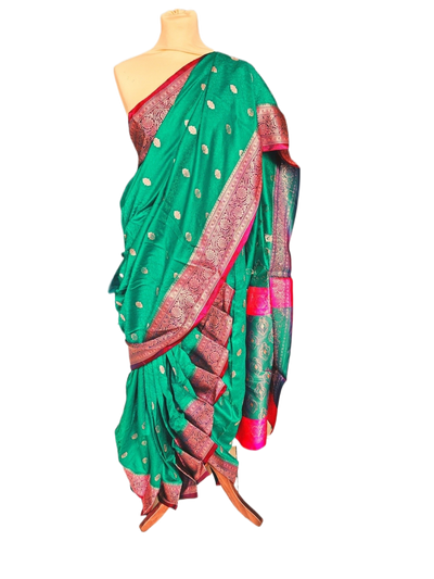 12 var Rajlaxmi style Stitched Nauvari saree - Hip 50