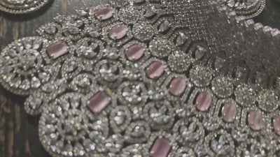 American Diamond Choker Set