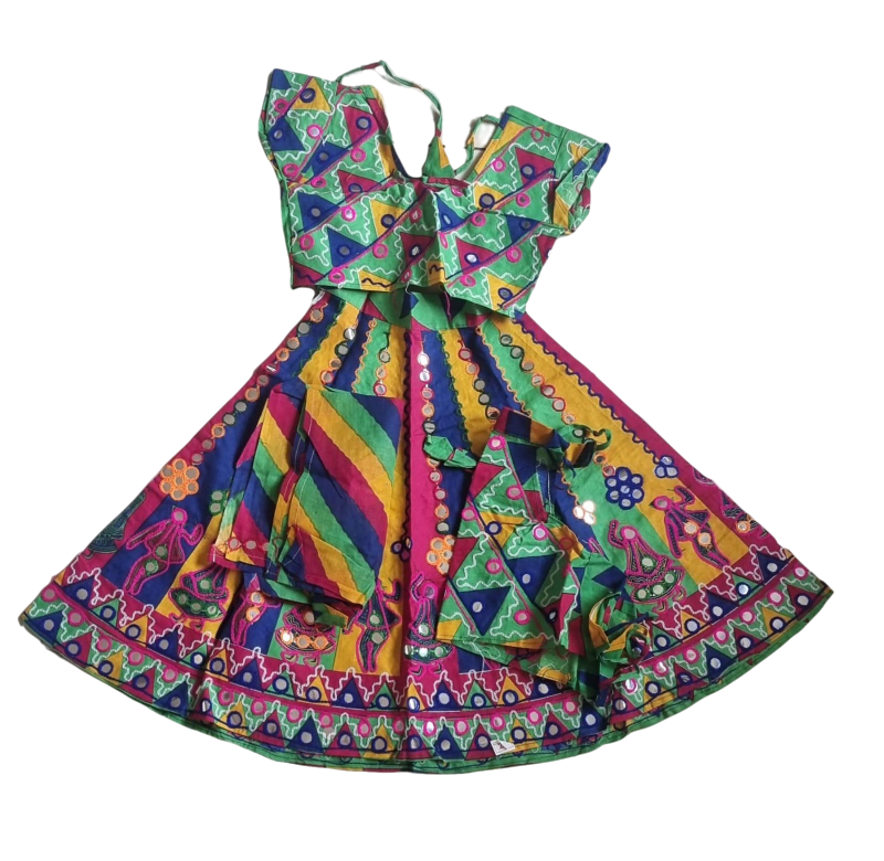 Navrati Garba Ghagra Choli -  Size 20 (2 to 3 years)
