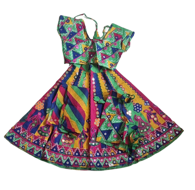 Navrati Garba Ghagra Choli -  Size 20 (2 to 3 years)