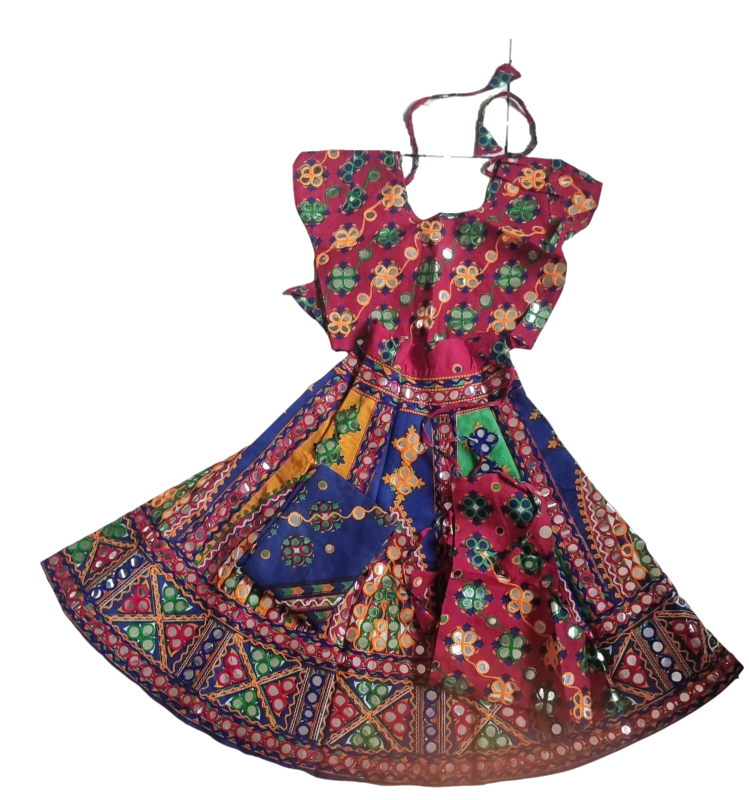 Navrati Garba Ghagra Choli -  Size 20 (2 to 3 years)