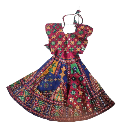 Navrati Garba Ghagra Choli -  Size 20 (2 to 3 years)