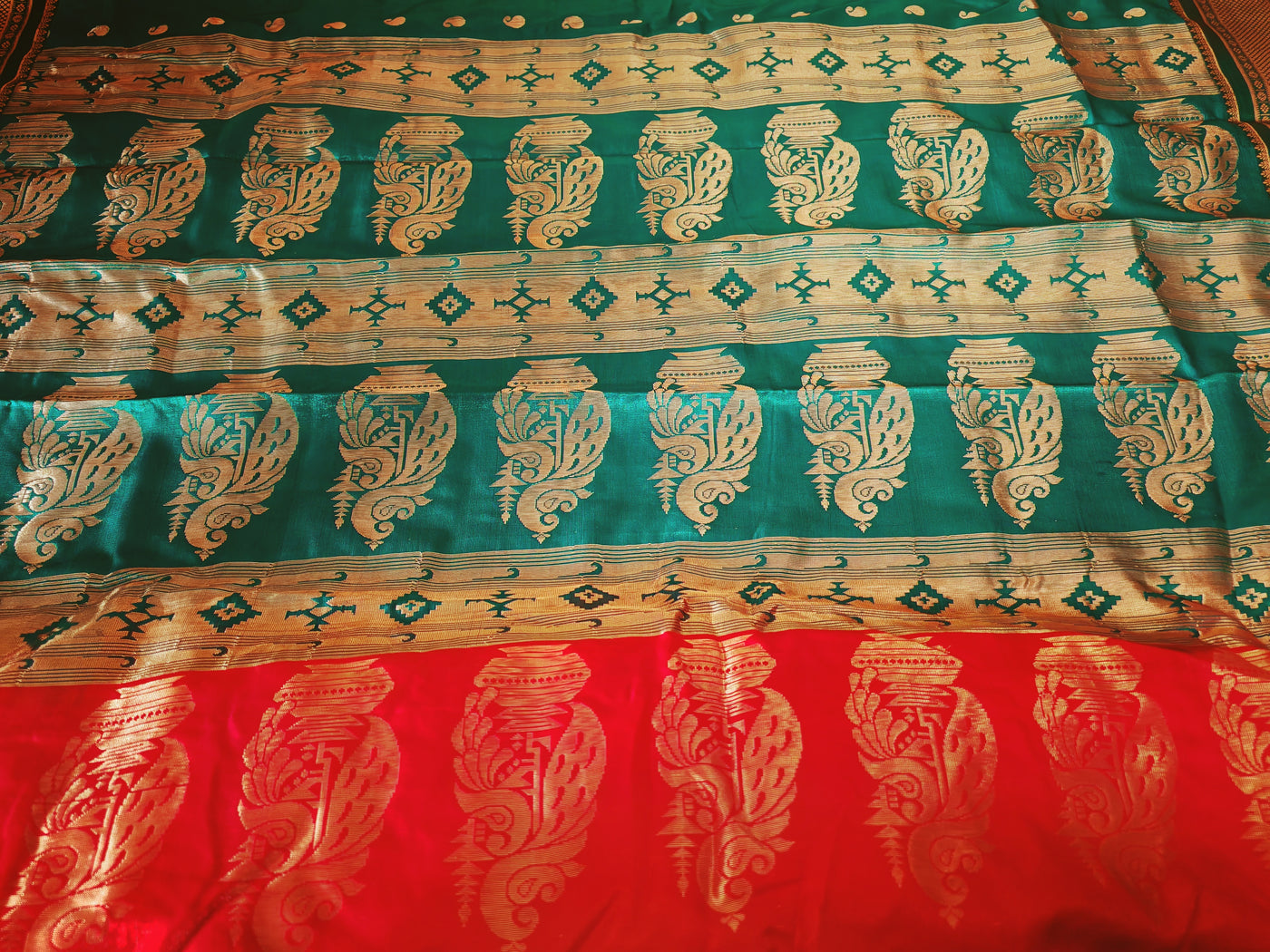 Stitched Nauvari saree - Brahamni style - Hip 60