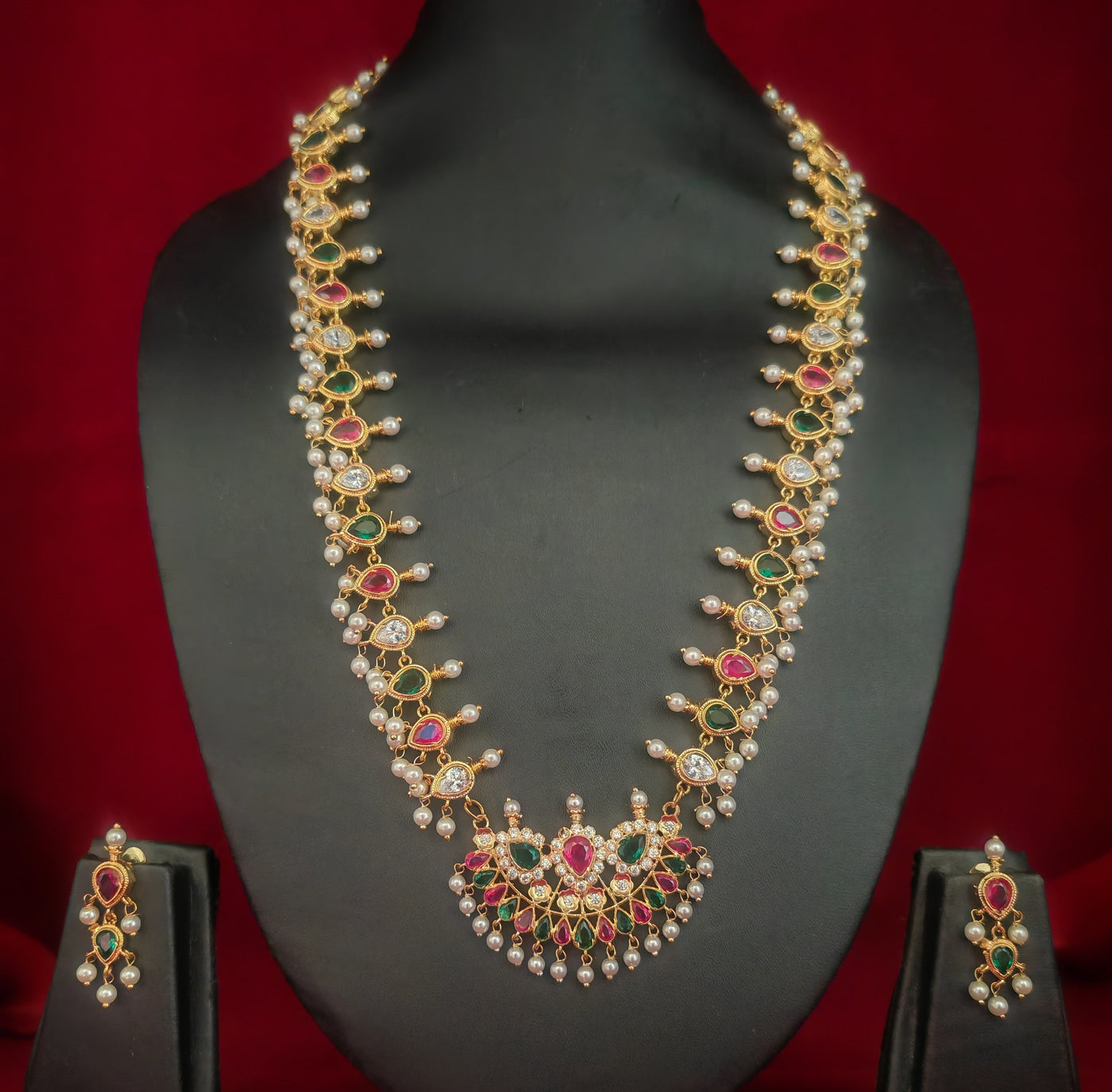 Tanmani Necklace Set - Long  [MUNOV35]