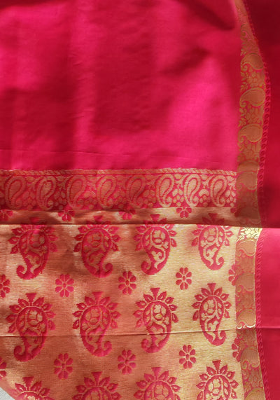 Bengali Lal Paar | Lal Paat | Garad Woven Tussur Silk | Art Silk Saree | Praagneek