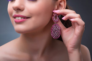 American Diamond Earrings | Fashion Jewellery | PRAAGNEEK