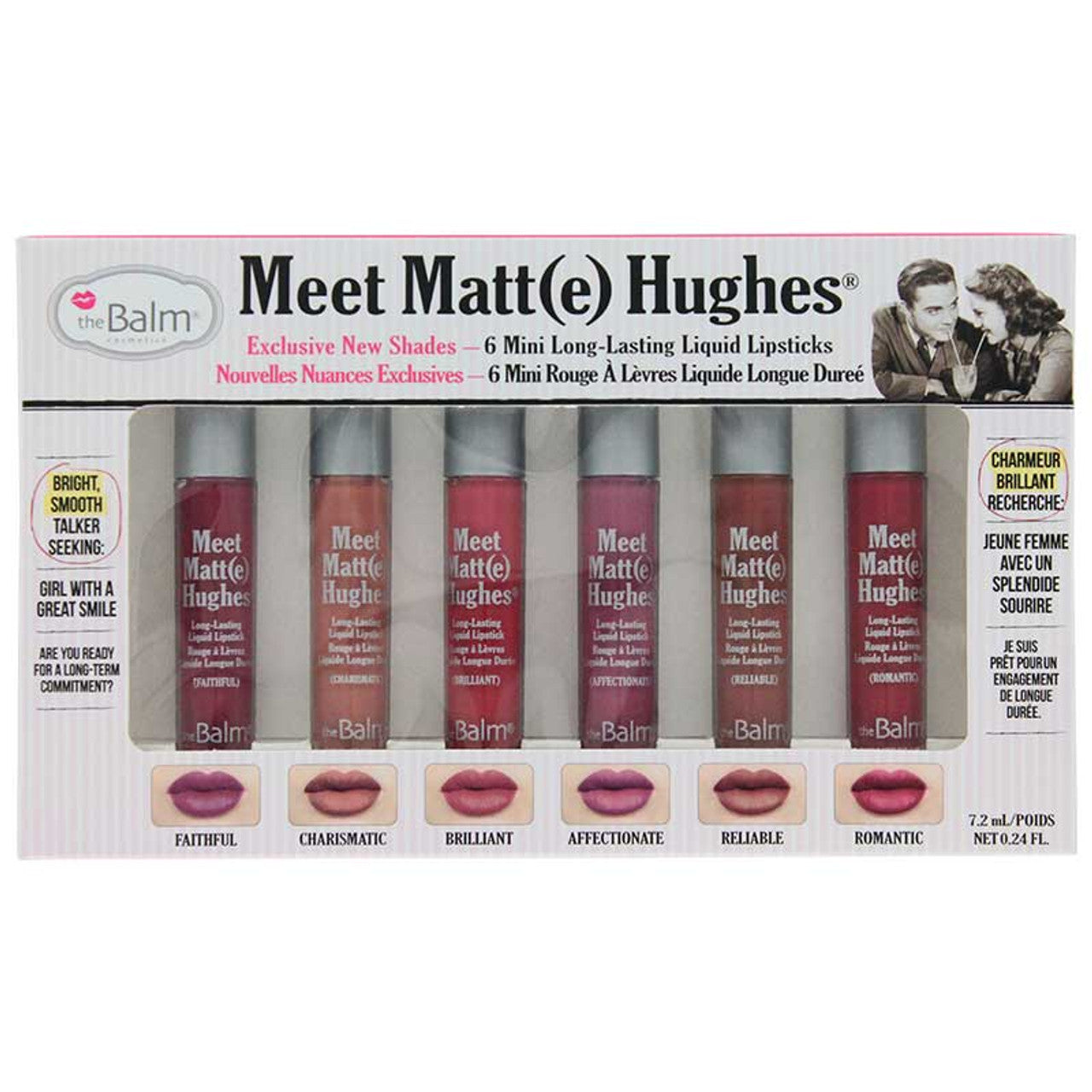 theBalm cosmetics MEET MATT(E) HUGES Vol. 2 (6 Mini Long-Lasting Liquid Lipsticks)