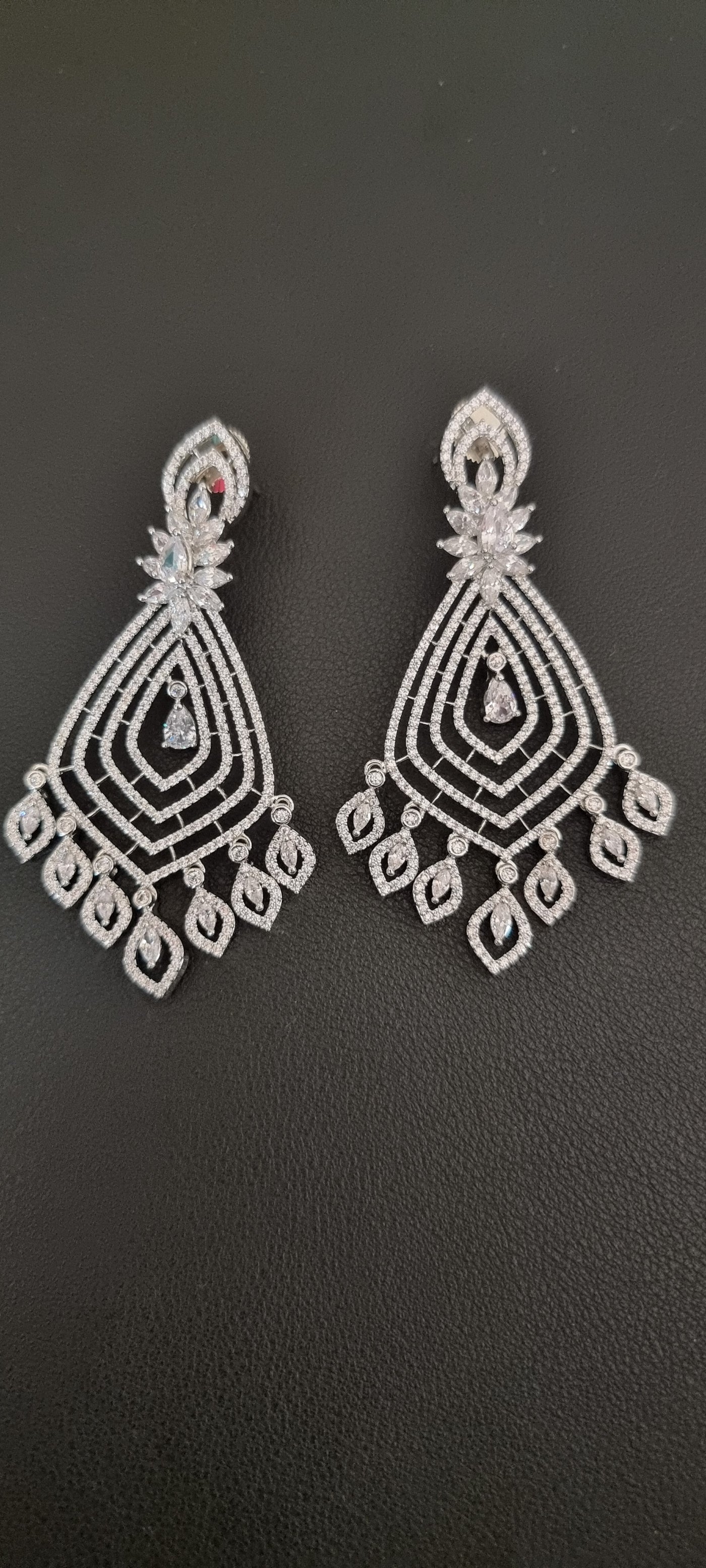 American Diamond (CZ) earrings (MPAD8)