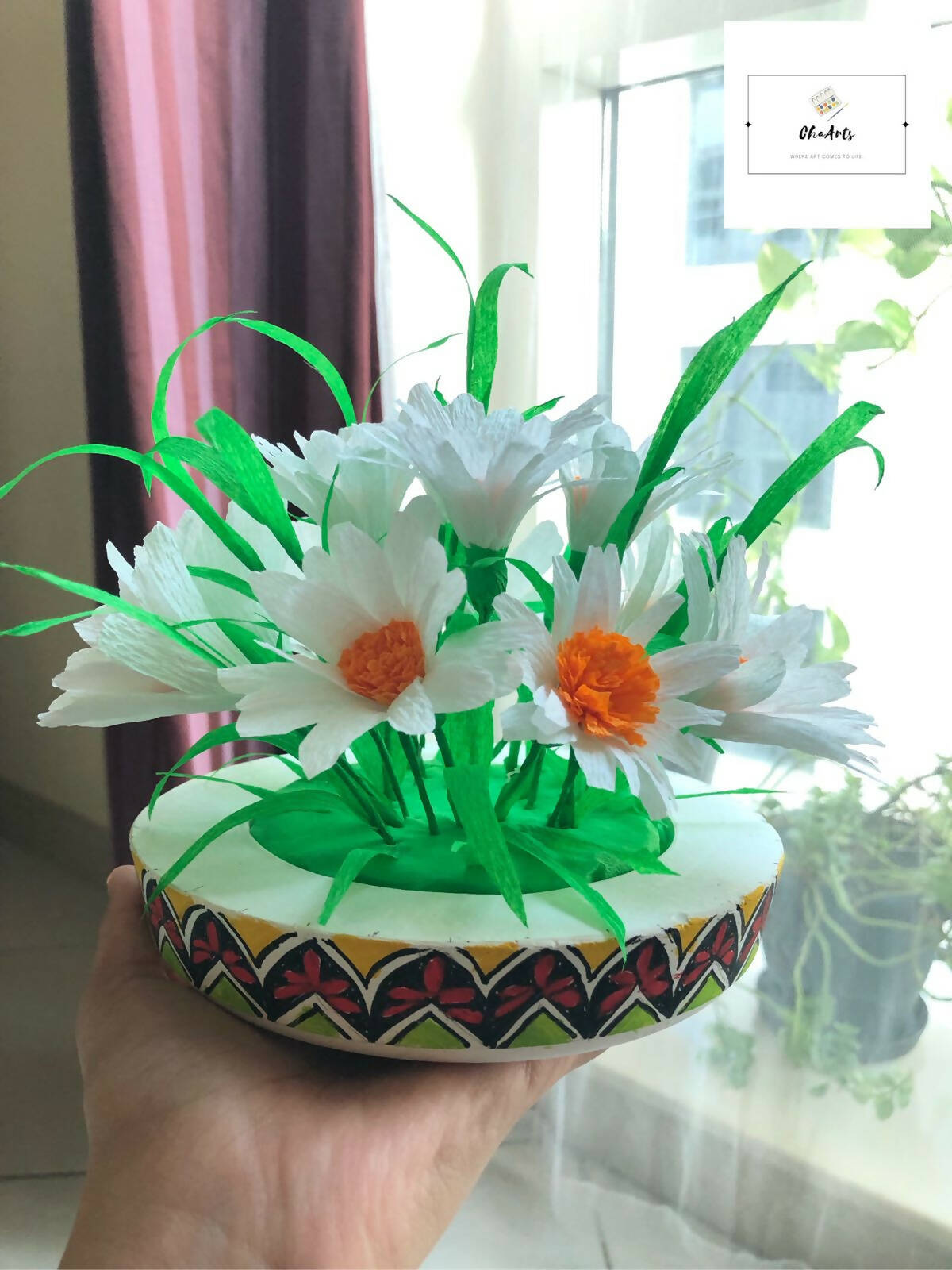 Gerbera Bouquet with Traditional Pot | ChaArts