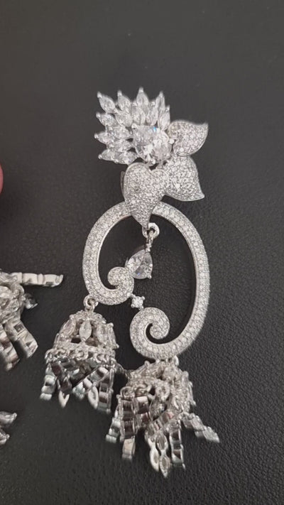 American Diamond (CZ) earrings (MPAD5)