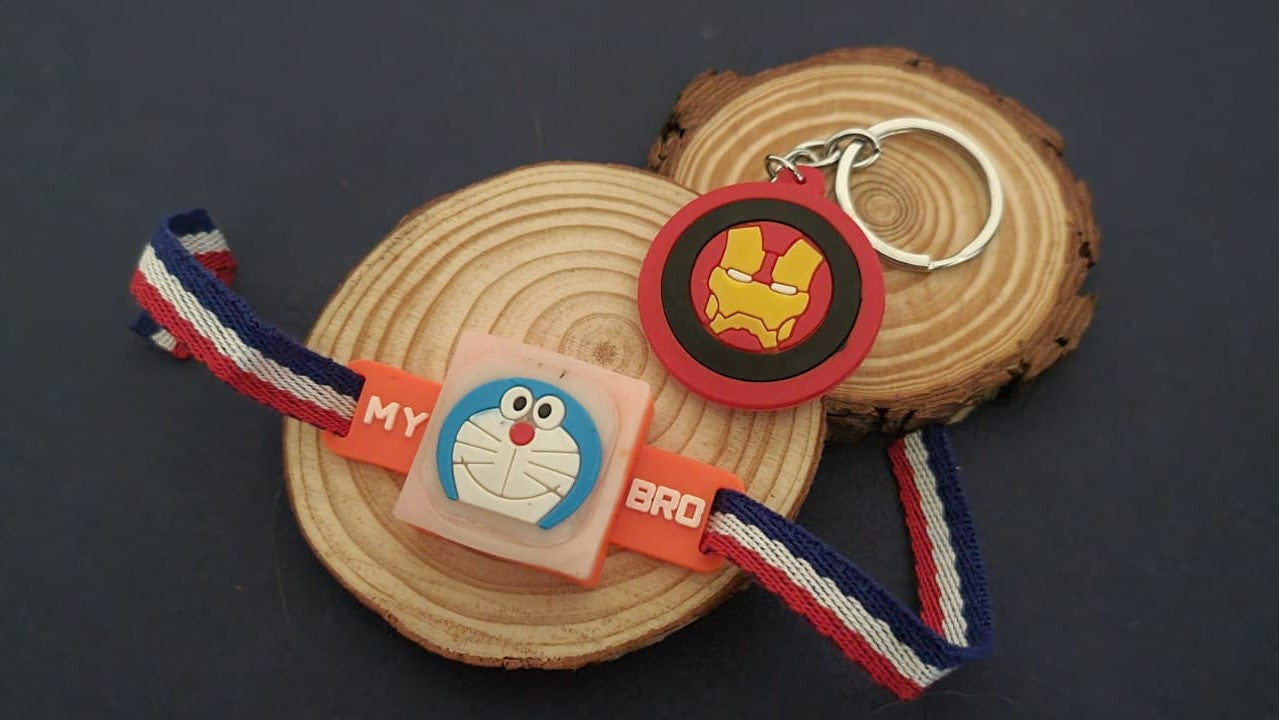 Led Rakhi Superhero LED Rakhis with Keychain – PRAAGNEEK