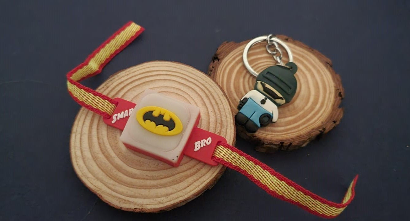 Led Rakhi Superhero LED Rakhis with Keychain – PRAAGNEEK